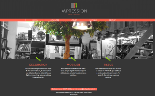 site web Atelier Boutique Impression à Rennes